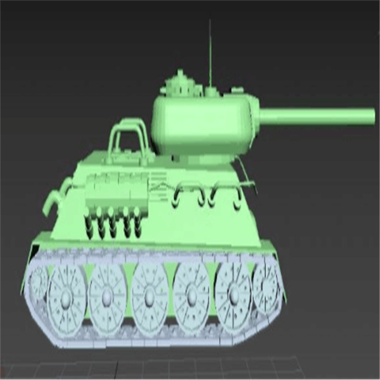 崖州充气军用坦克模型